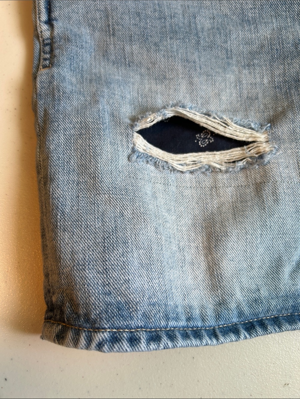 Gap Coastal Cowgirl Boho Denim Overalls Shorts - Picture 7 of 12